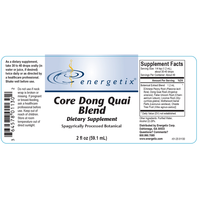 Core Dong Quai Blend by Energetix
