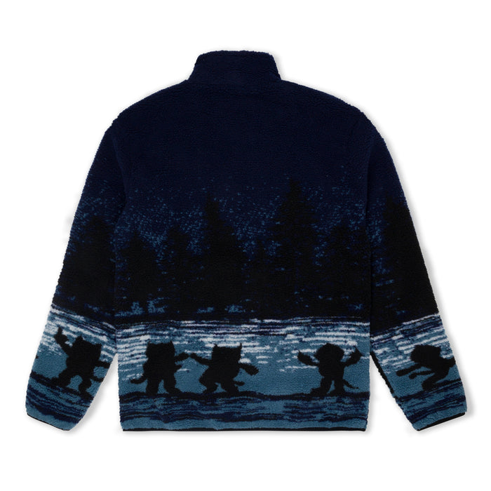 RIPNDIP Cosmic Meadow Sherpa Jacket (Purple/Slate)