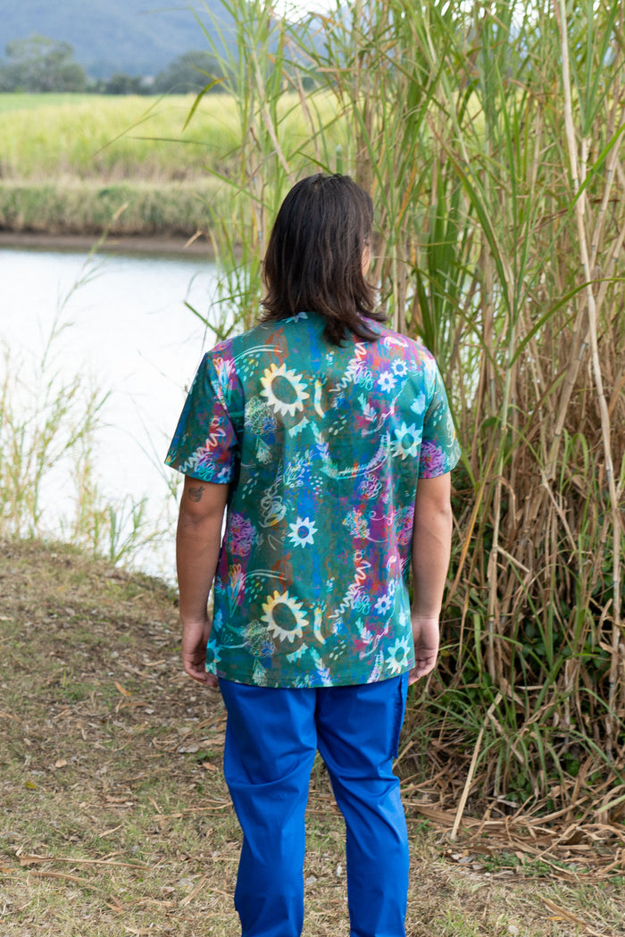 Daintree - Premium Unisex Printed Scrub Top