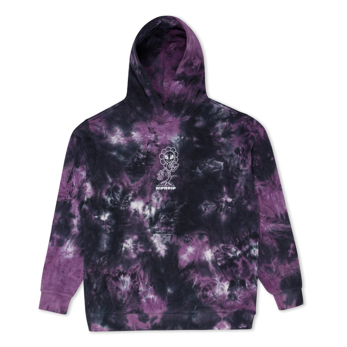 RIPNDIP Dance Forever Hoodie (Black/Orchid Tie Dye)