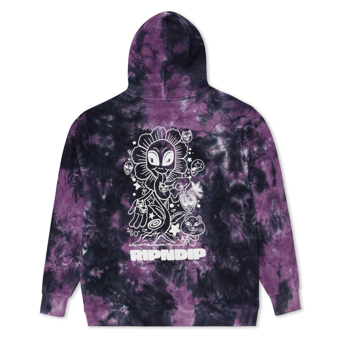RIPNDIP Dance Forever Hoodie (Black/Orchid Tie Dye)
