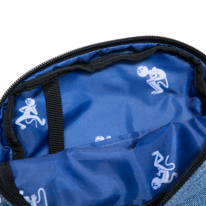 RIPNDIP Dance Party Shoulder Bag (Medium Wash)