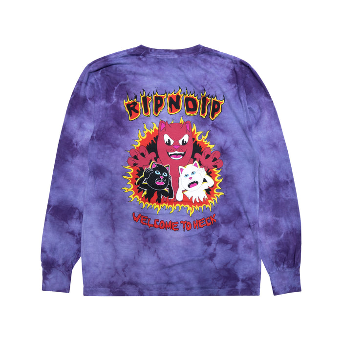354569 Dark Side Long Sleeve (Plum Lightning Wash)
