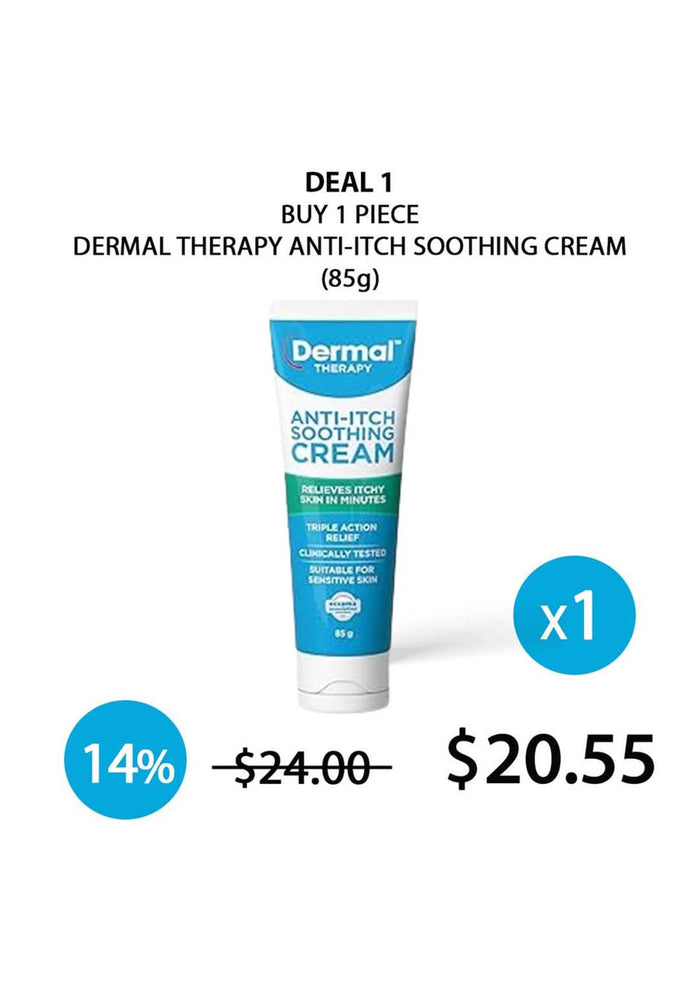 [DERMAL THERAPY] Anti Itch Soothing Cream 85g