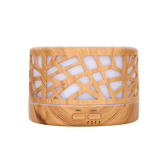 Designer 700ml Ultrasonic 5 in 1 Home Diffuser, Branches Light Wood, 7 Color LED, Remote Control Humidifier