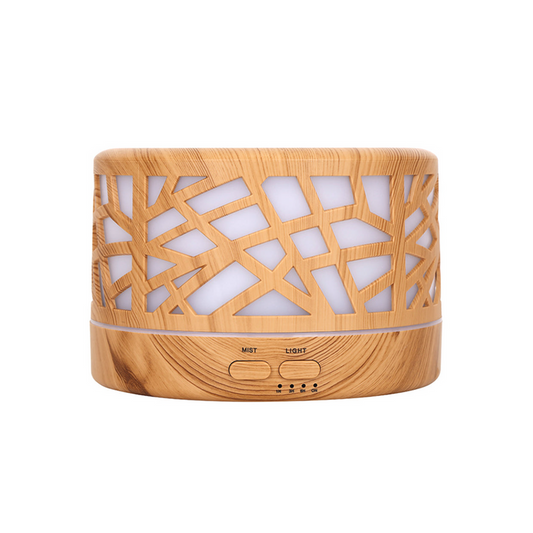 Designer 700ml Ultrasonic 5 in 1 Home Diffuser, Branches Light Wood, 7 Color LED, Remote Control Humidifier