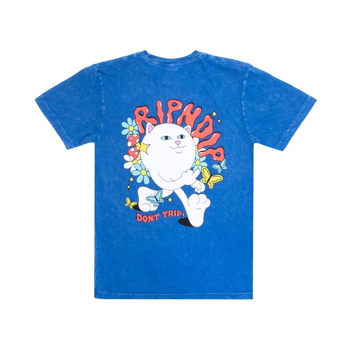 RIPNDIP Dont Trip Tee (Cornflower Blue Mineral Wash)