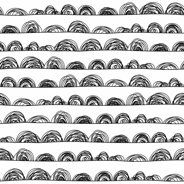 Doodle Scallop Peel & Stick Wallpaper - EonShoppee
