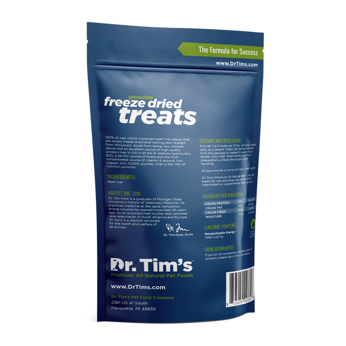 Dr. Tim's Natural Beef Liver for Cats & Dogs
