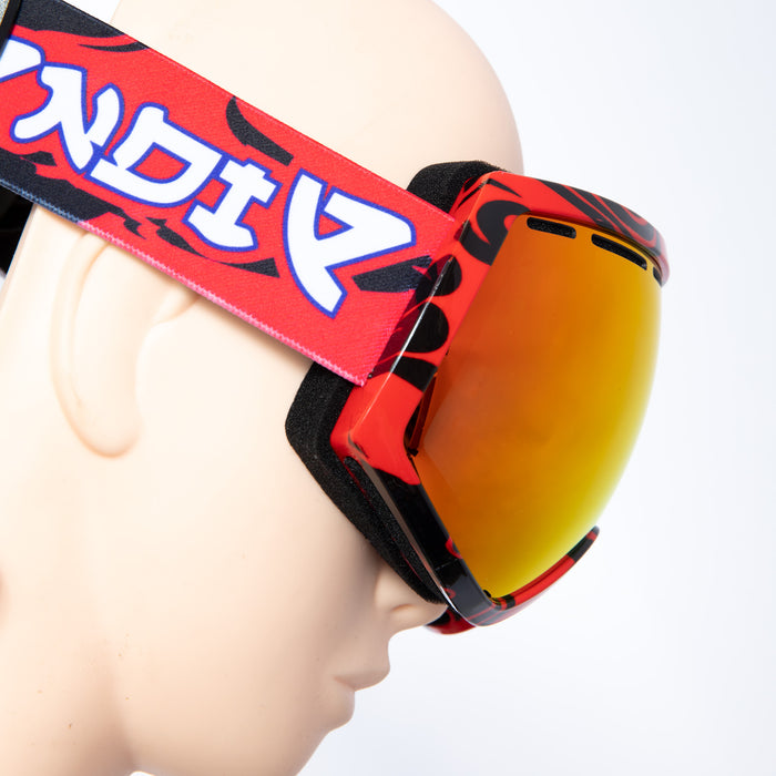 RIPNDIP Dragonerm Snow Goggles (Red)