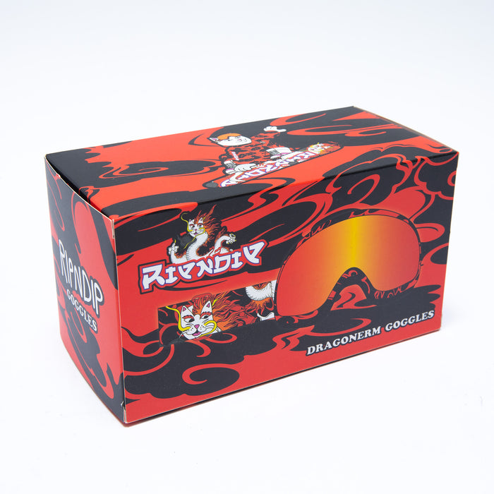 RIPNDIP Dragonerm Snow Goggles (Red)