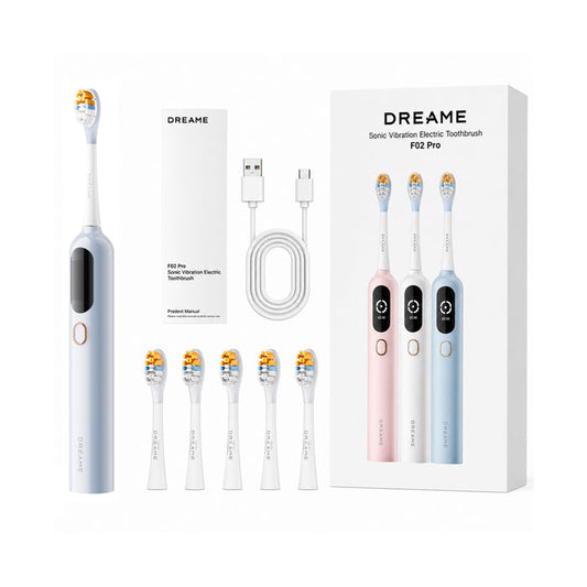 DREAME F02 Pro garsinio elektrinio dantų šepetėlio rinkinys, mėlynas