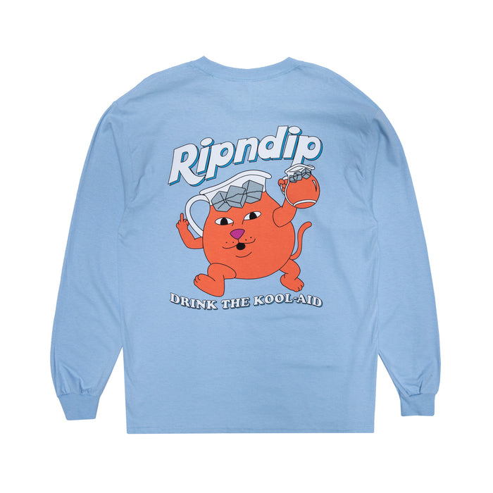 RIPNDIP Drink Me Long Sleeve (Light Blue)