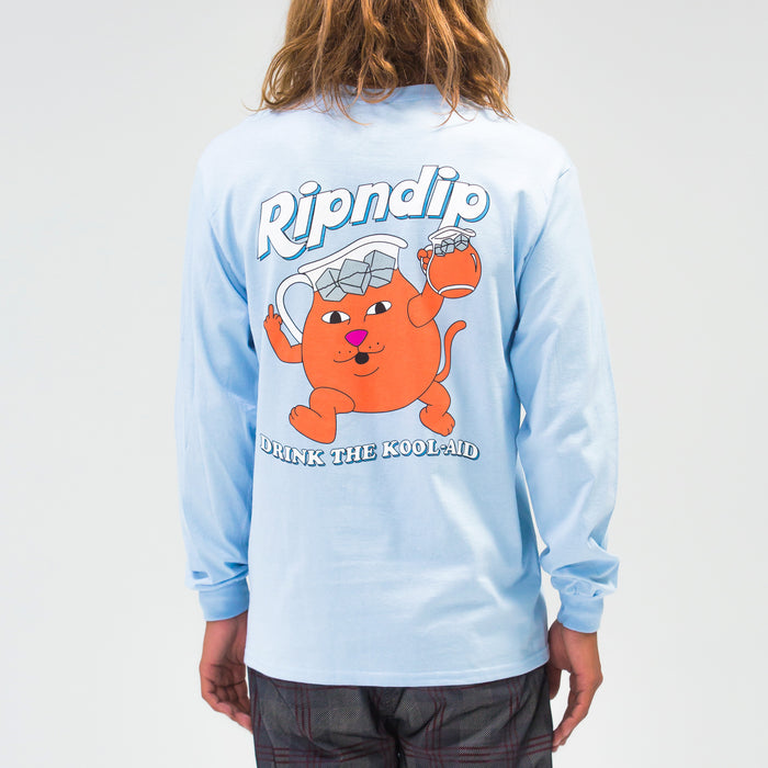 RIPNDIP Drink Me Long Sleeve (Light Blue)