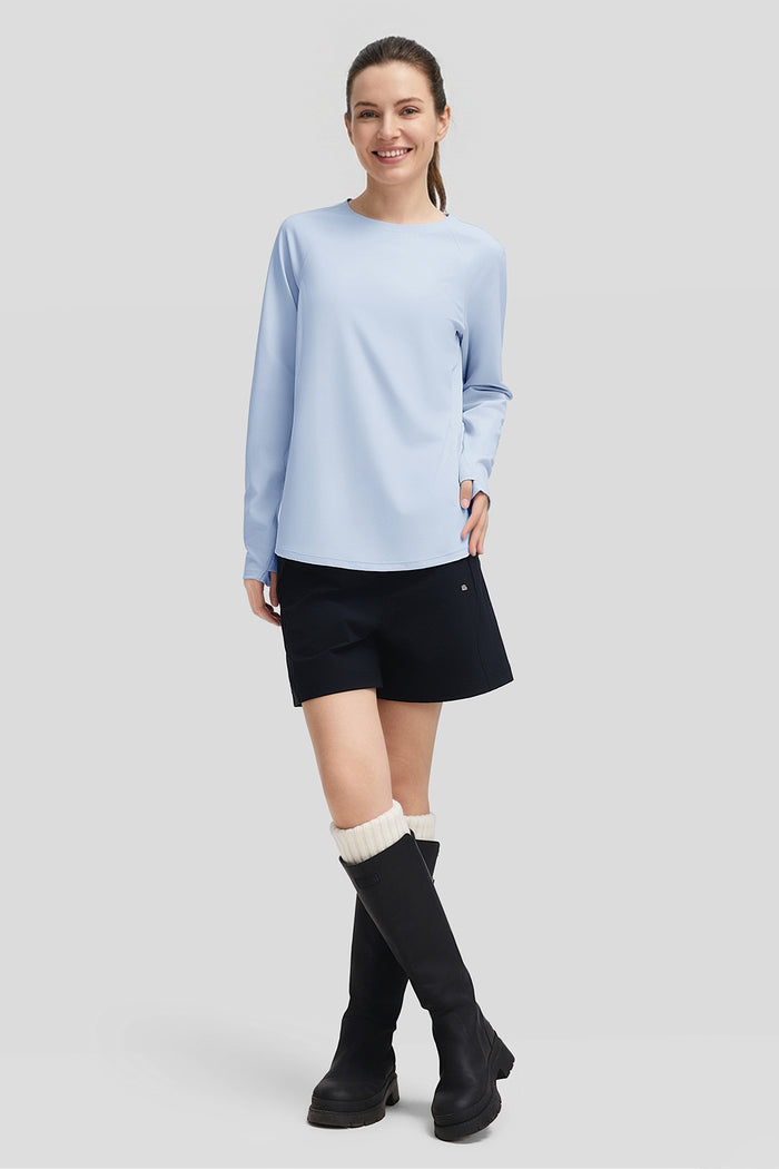 DryFlow – Women’s Quick-Dry Relaxed-Fit Long Sleeve Tee