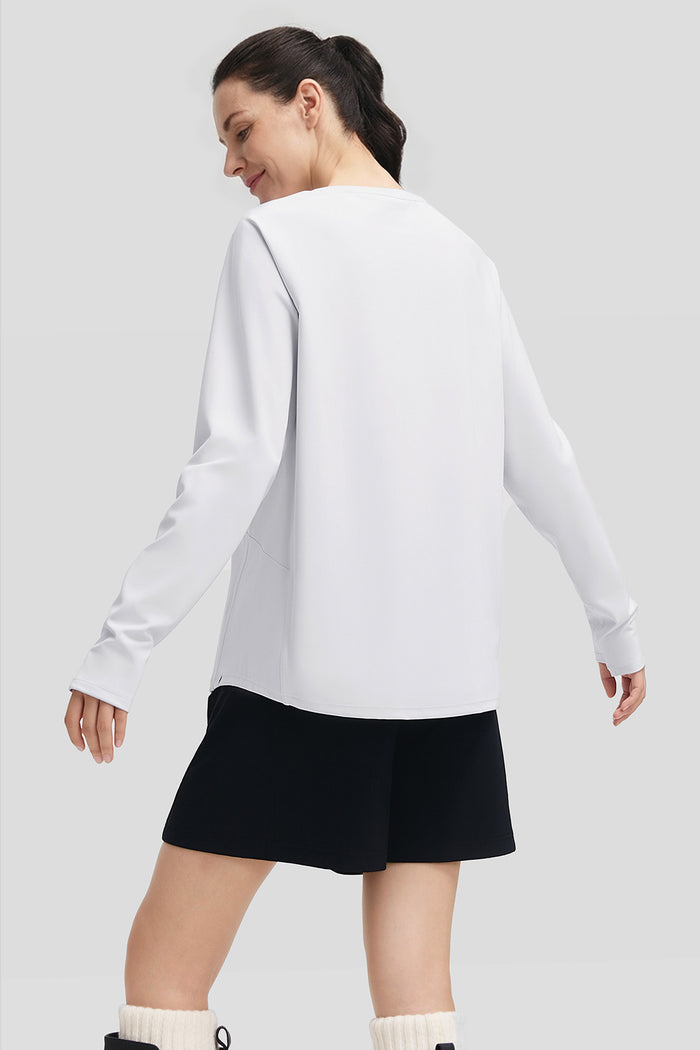 DryFlow – Women’s Quick-Dry Relaxed-Fit Long Sleeve Tee