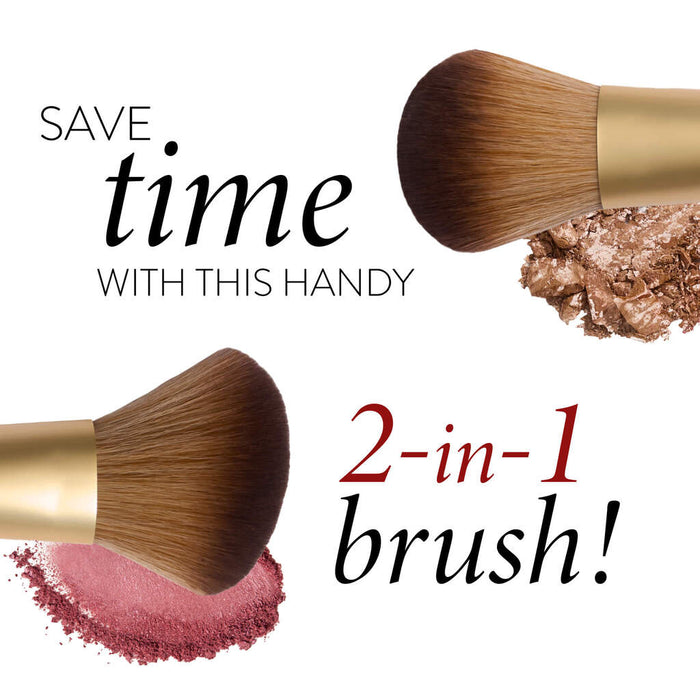Dual-Ended Blush + Bronzer Brush - why you should use