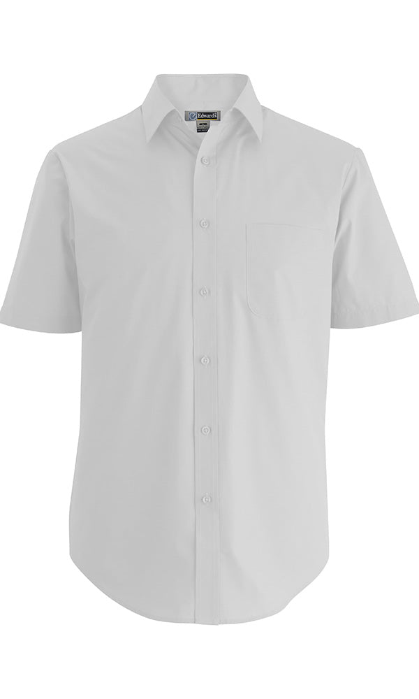 Edwards® Essential Broadcloth Short Sleeve Mens Shirt