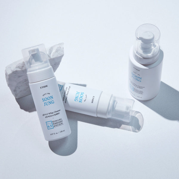 ETUDE SOON JUNG Ph 6.5 Whip Cleanser غسول الوجه الكريمي من ايتود هاوس