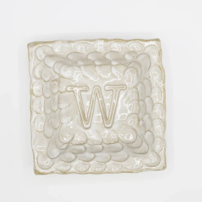 Fingerprint Monogram Bowl