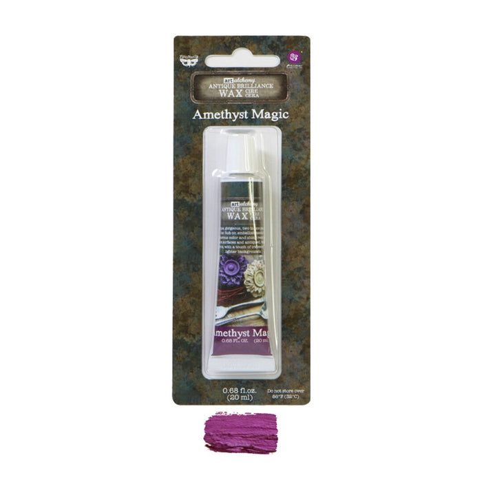 Finnabair Art Alchemy Antique Brilliance Wax - Amethyst Magic