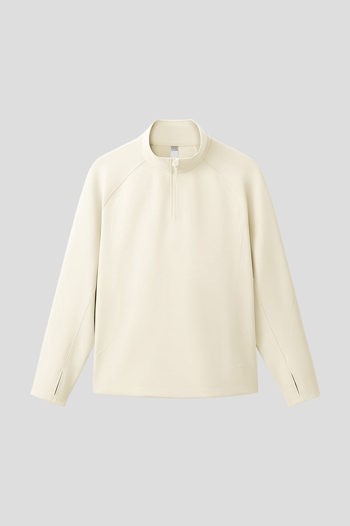 FlexWarm – Women’s High-Stretch Fleece-Feel Half-Zip Long Sleeve Top (Light Warmth)