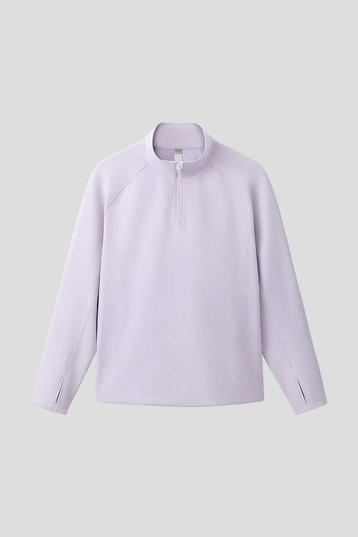 FlexWarm – Women’s High-Stretch Fleece-Feel Half-Zip Long Sleeve Top (Light Warmth)