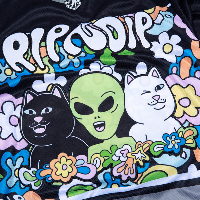 RIPNDIP Flower Child Hockey Jersey (Black)
