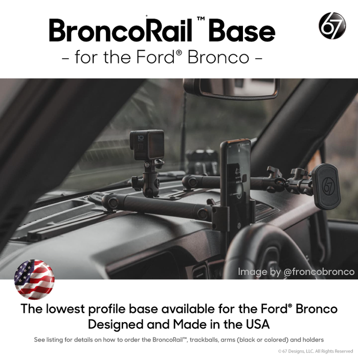 Ford® BroncoRail™ with Series 55 Rail (2021-Present)