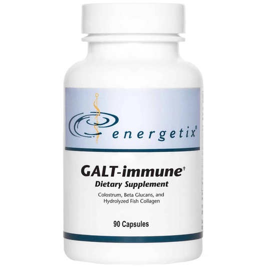 GALT-immune (Gut Associated Lymphoid Tissue) is a combination of colostrum, beta glucans, and pre-digested ocean fish protein. This formula was designed to help maintain normal immune response and digestive function.*