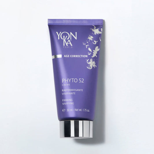 Phyto 52 Night Firming Cream 40 ml jar with Yon-Ka Paris label botanical firming treatment