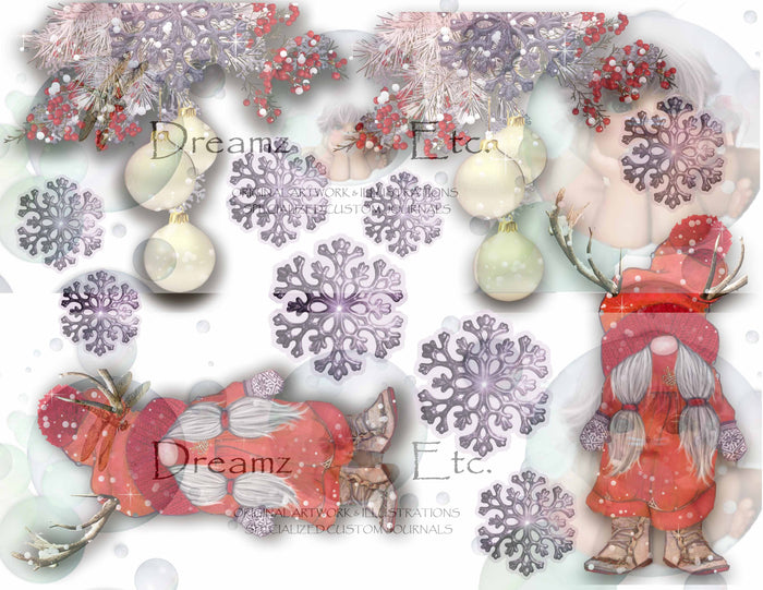 GNOME CARD TOPPERS & INSTRUCTIONS - DIGITAL