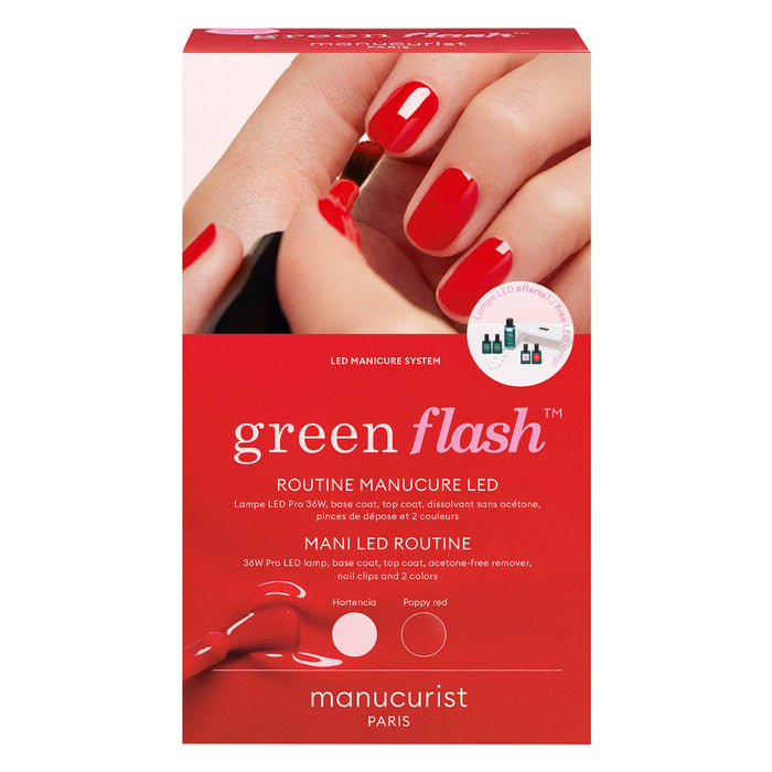 Manucurist Green Flash Kit - Hortencia & Poppy Red