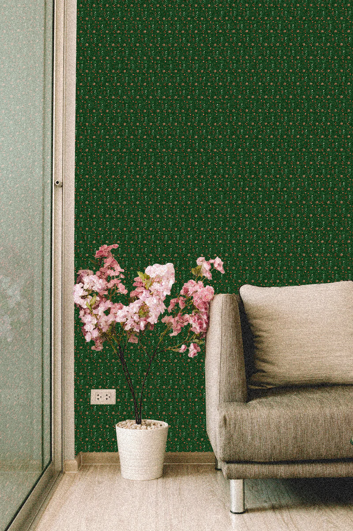 Green Flowers Wallpaper