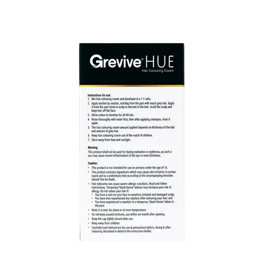 Grevive Hue Hair Colouring Cream (Black)