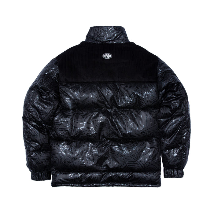 RIPNDIP Griffith Hooded Puffer Jacket (Black)
