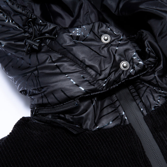 RIPNDIP Griffith Hooded Puffer Jacket (Black)