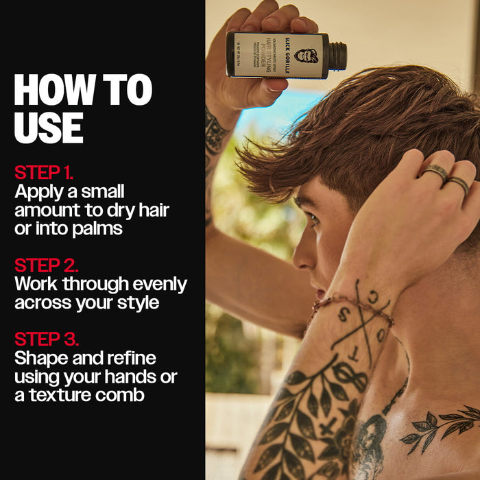 Slick Gorilla Hair Styling Powder