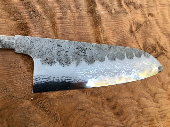 Hatsukokoro Inazuma Aogami Super Santoku 175 mm - Blade Only