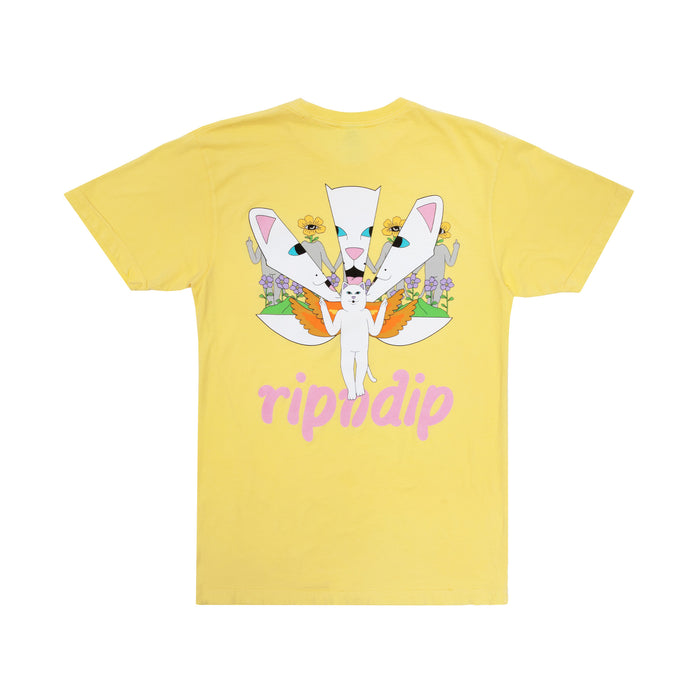 RIPNDIP Heady Angel Tee (Buttercup)