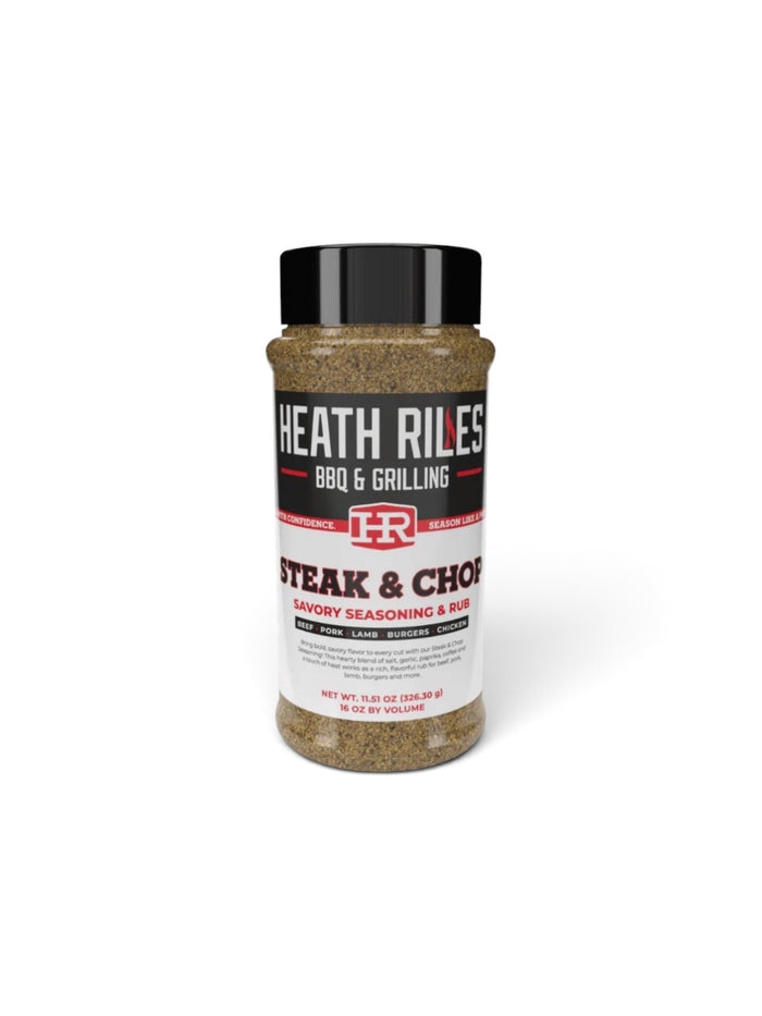 Heath Riles BBQ Steak & Chop Rub - 326g (11.5oz)