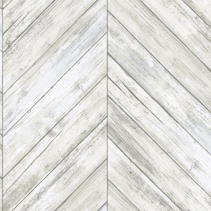 Herringbone Wood Boards Peel & Stick Wallpaper - EonShoppee