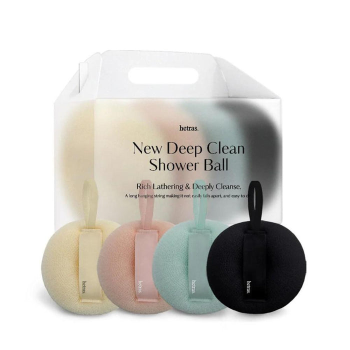 Hetras New Deep Clean Shower Ball 4 ea