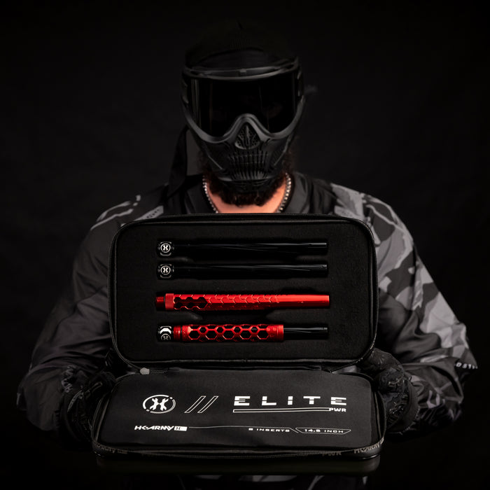 Hex PWR Barrel Kit - Red - Black Inserts