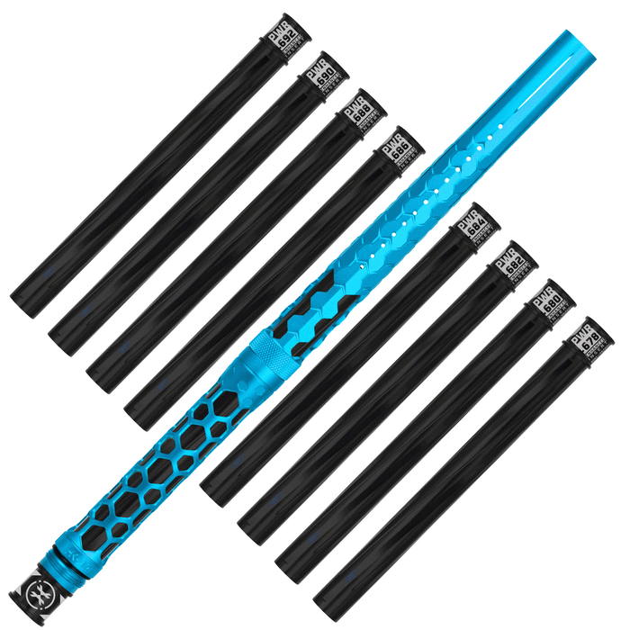 Hex PWR Barrel Kit - Turquoise - Black Inserts