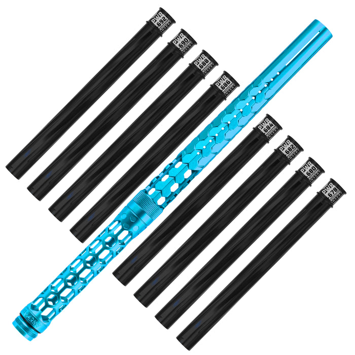 Hex PWR Barrel Kit - Turquoise - Black Inserts