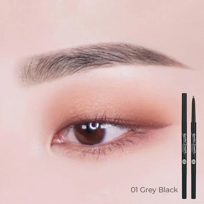 [HOLIKA HOLIKA] Wonder Drawing 24HR Auto Eyebrow 01 Gray Black 0.35g - Ballagrio