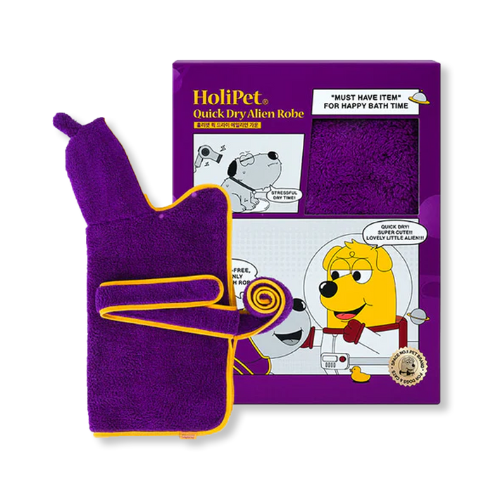 HoliPet Quick Dry Cat/Dog Alien Robe