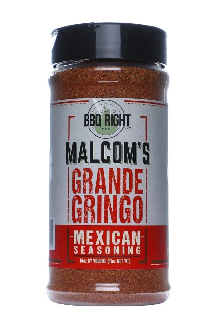 How To BBQ Right Malcolm's 'Grande Gringo 'Mexican Seasoning - 311g (11oz) - CLEARANCE