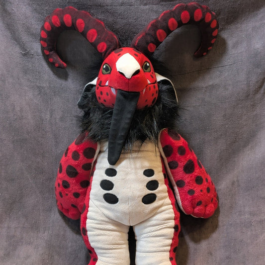 HUGE KRAMPUS PLUSH MADE BY BARKSBOG!